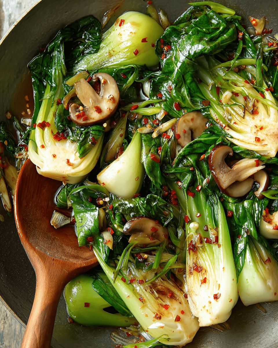 Garlic Mushroom Bok Choy Stir-Fry: A 20-Minute Healthy Asian Delight step 3