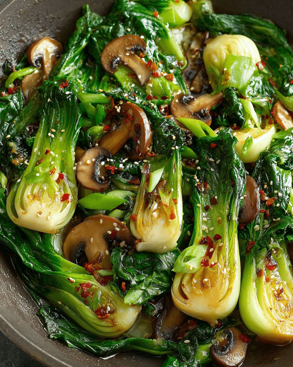 Garlic Mushroom Bok Choy Stir-Fry: A 20-Minute Healthy Asian Delight step 6