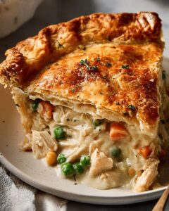 Golden Chicken Pot Pie with Buttery Crust – The Ultimate Comfort Food Recipe 1