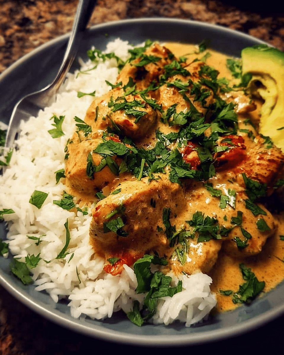 Golden Coconut Chicken with Aromatic Spices – A Creamy, One-Pan Comfort Meal step 4