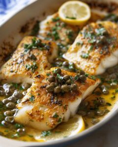 Golden Lemon-Caper Cod: A Crispy, 20-Minute Gourmet Seafood Dinner 1