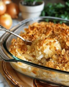 Golden Vidalia Delight: The Ultimate Cheesy Onion Casserole Recipe 1