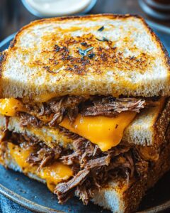 Gourmet Brisket and Cheese Toasties: The Ultimate Comfort Food Masterpiece 1