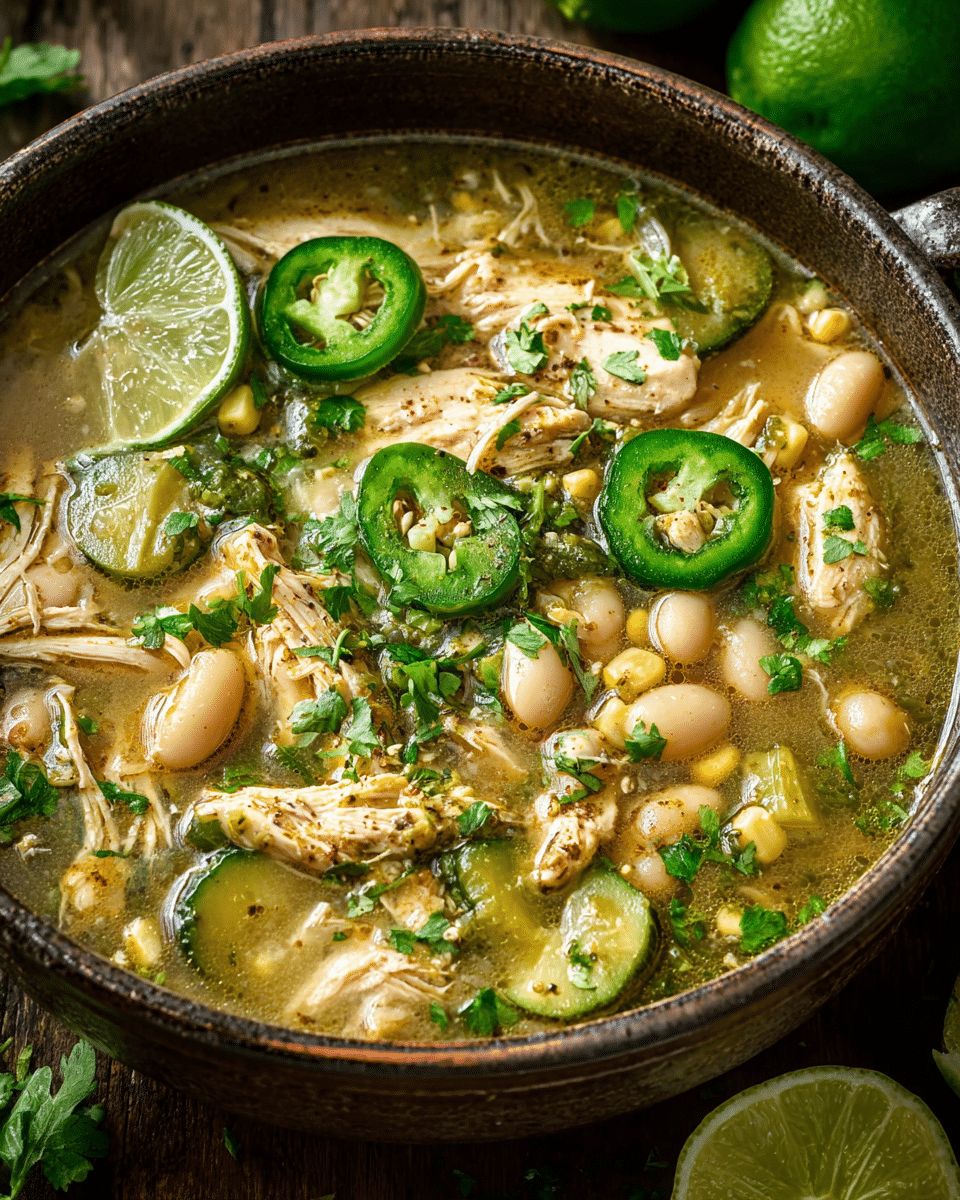 Green Chili Chicken & White Bean Stew with Ginger: The Ultimate Comfort Bowl step 3