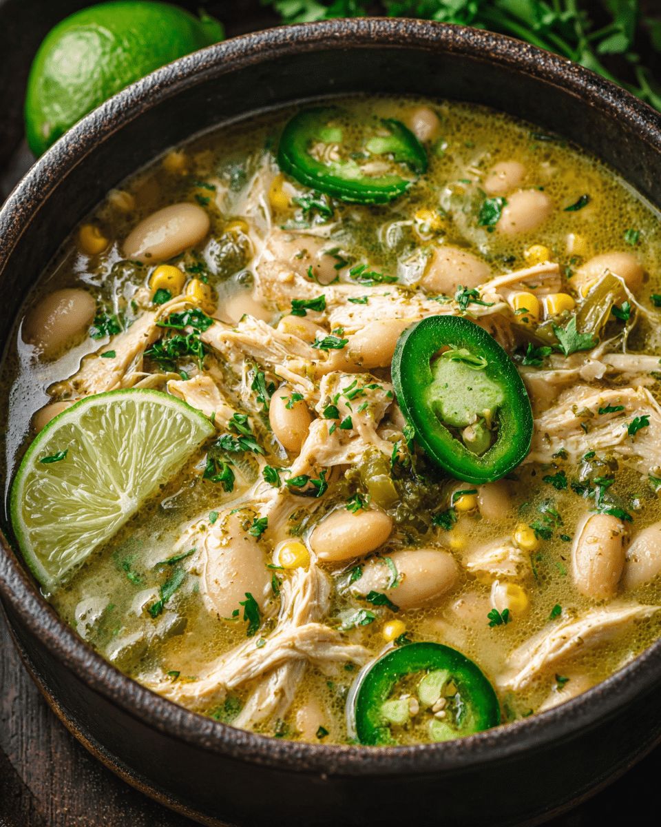 Green Chili Chicken & White Bean Stew with Ginger: The Ultimate Comfort Bowl step 4