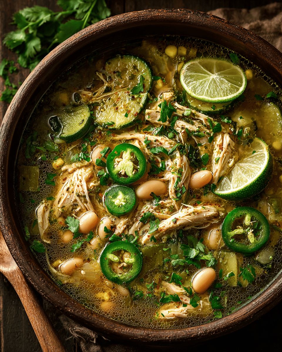 Green Chili Chicken & White Bean Stew with Ginger: The Ultimate Comfort Bowl step 5