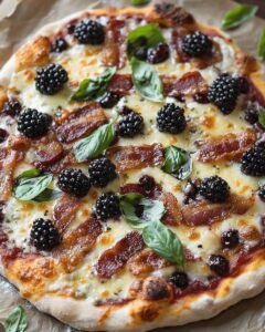 Grilled Bacon and Blackberry Pizza: The Ultimate Summer BBQ Recipe 1