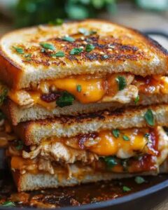Grilled Chicken and Cheese Sandwich with Sweet Chili Sauce: A Gourmet Upgrade 1