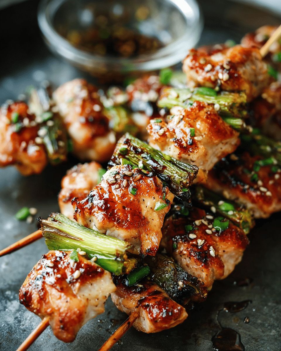 Grilled Chicken Yakitori-Style Skewers with Ginger-Garlic Glaze: The Ultimate Recipe step 1