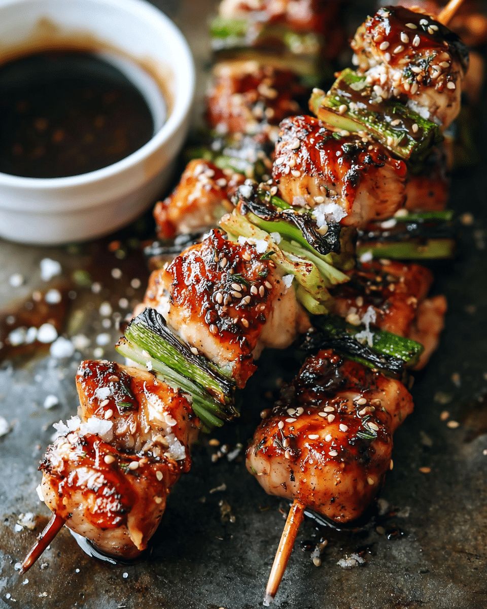 Grilled Chicken Yakitori-Style Skewers with Ginger-Garlic Glaze: The Ultimate Recipe step 6