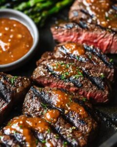 Grilled Hanger Steaks with Homemade Steak Sauce: The Ultimate 25-Minute Feast 1