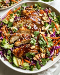 Grilled Sesame Chicken Salad Recipe: Crunchy, Fresh & Zesty 1