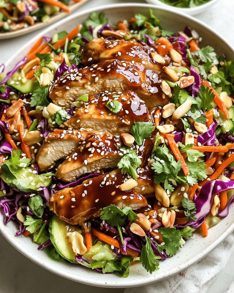 Grilled Sesame Chicken Salad Recipe: Crunchy, Fresh & Zesty step 3