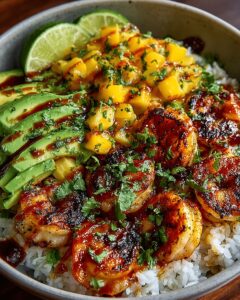 Grilled Shrimp Bowls with Mango Salsa & Lime-Chili Drizzle: The Ultimate 30-Minute Meal 1