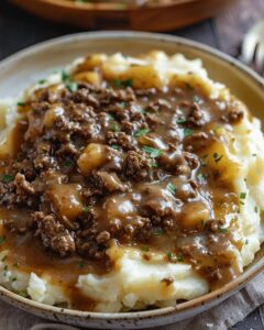 Ground Beef and Gravy Over Mashed Potatoes: The Ultimate Comfort Food 1
