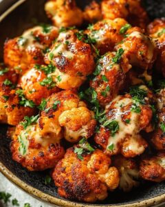 Harissa Roasted Cauliflower with Tahini-Honey Drizzle | Cook with Feast 1