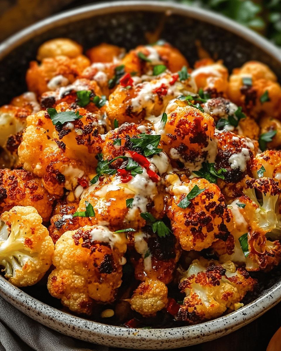Harissa Roasted Cauliflower with Tahini-Honey Drizzle | Cook with Feast step 2