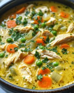 Healing Anti-Inflammatory Creamy Chicken Soup Recipe | CookWithFeast photo 1