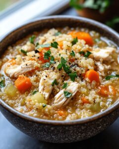 Hearty Chicken Quinoa Soup Recipe: A Cozy and Nourishing Meal 1