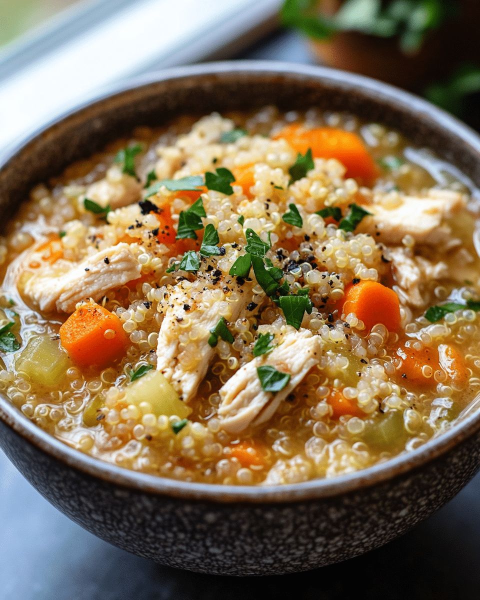 Hearty Chicken Quinoa Soup Recipe: A Cozy and Nourishing Meal step 1