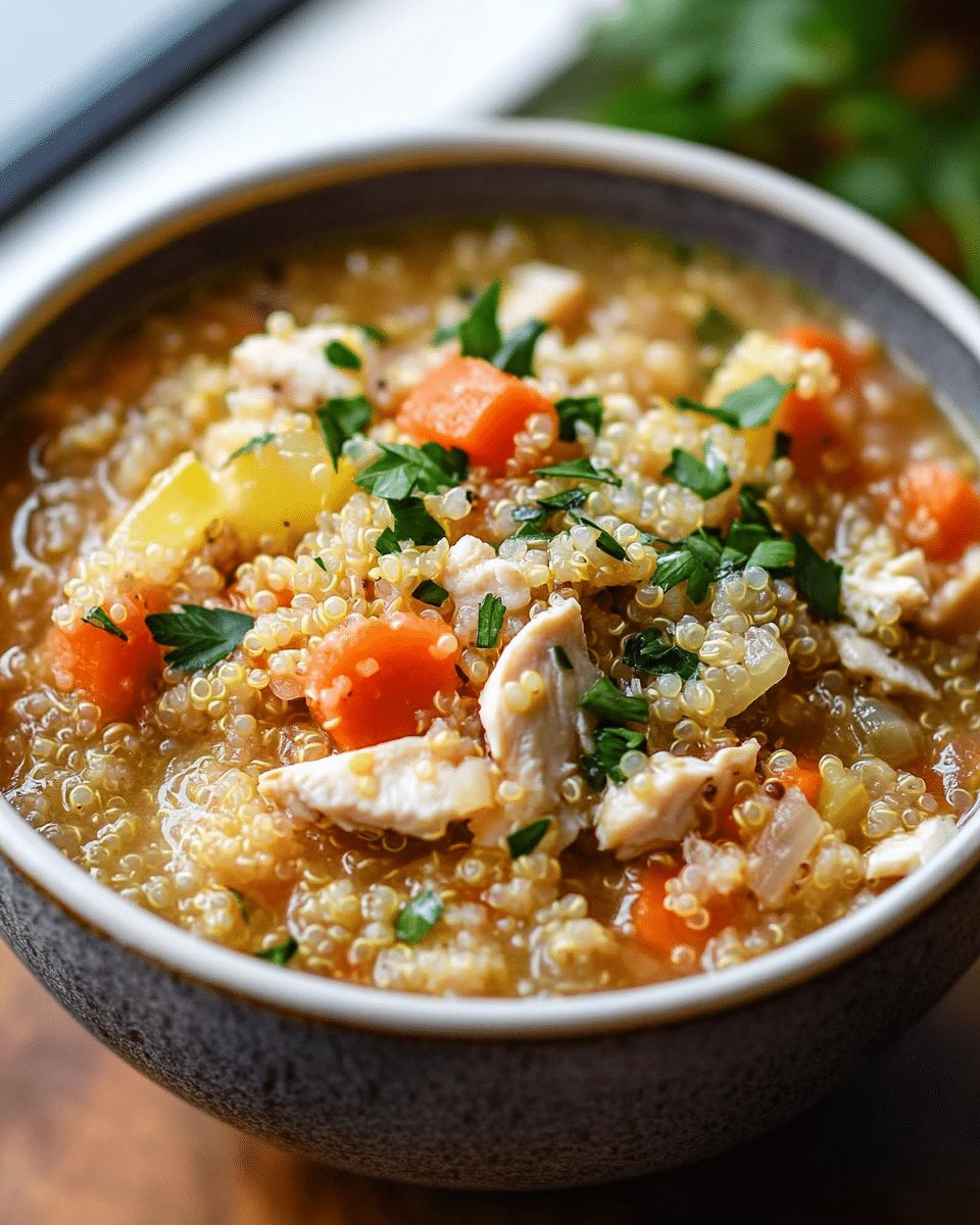 Hearty Chicken Quinoa Soup Recipe: A Cozy and Nourishing Meal step 2