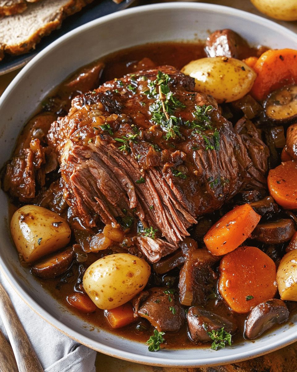 Hearty Dutch Oven Pot Roast with Vegetables | Simple One-Pot Recipe step 2