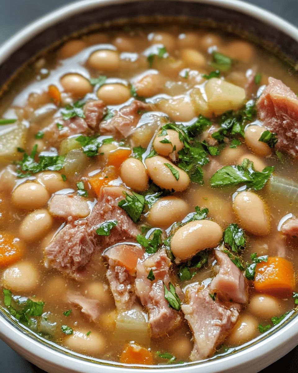 Hearty Ham and Bean Soup Recipe: A Smoky, Comforting Classic step 2