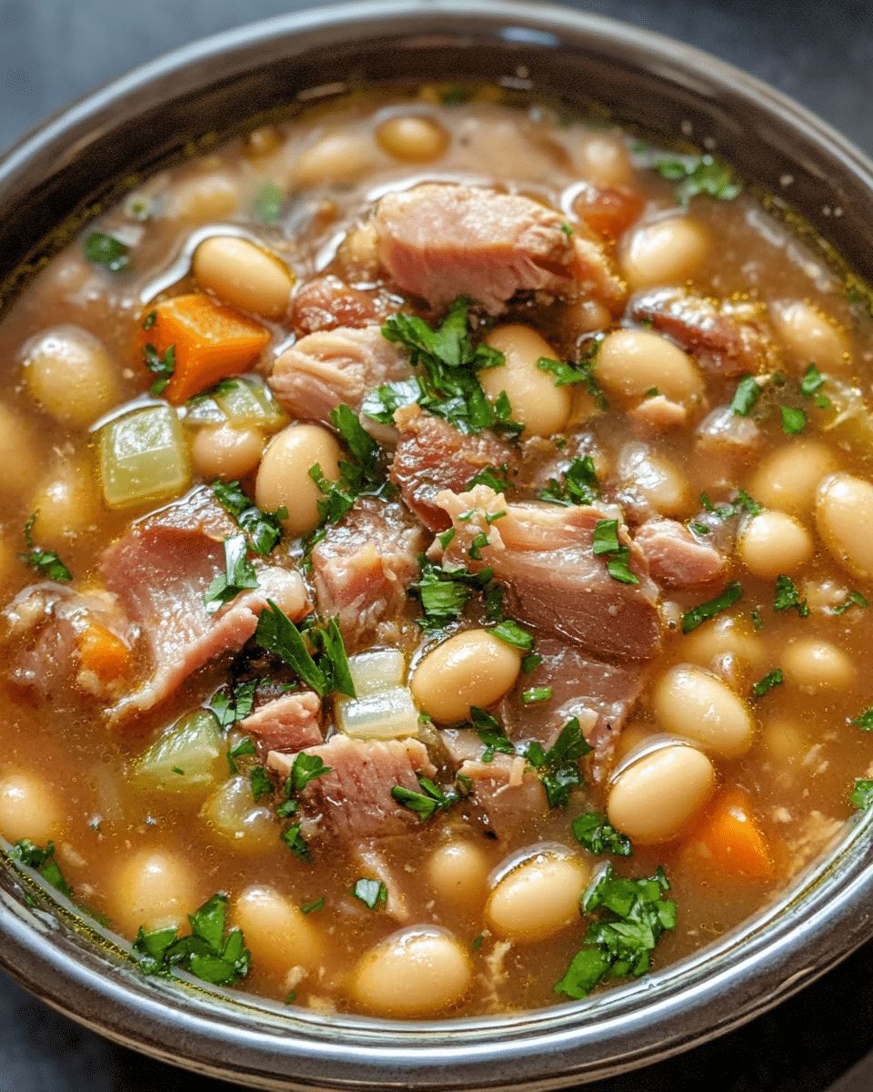 Hearty Ham and Bean Soup Recipe: A Smoky, Comforting Classic step 4