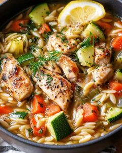 Hearty Lemon Chicken Orzo Soup: The Ultimate 30-Minute Comfort Food 1