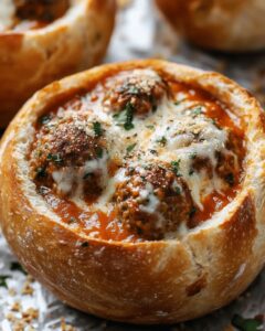 Hearty Meatball Soup in a Bread Bowl: The Ultimate Comfort Food 1