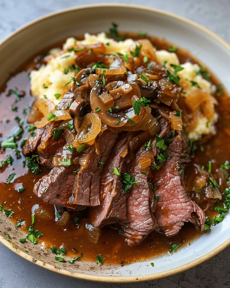 Hearty Onion Gravy Round Steak: The Ultimate Comfort Food That Warms Your Soul step 2