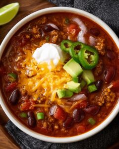 Hearty Turkey and Mushroom Chili: A Cozy Slow Cooker Favorite 1