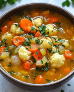 Hearty Vegetable Soup with Cabbage and Cauliflower: A Nourishing & Easy Recipe 1