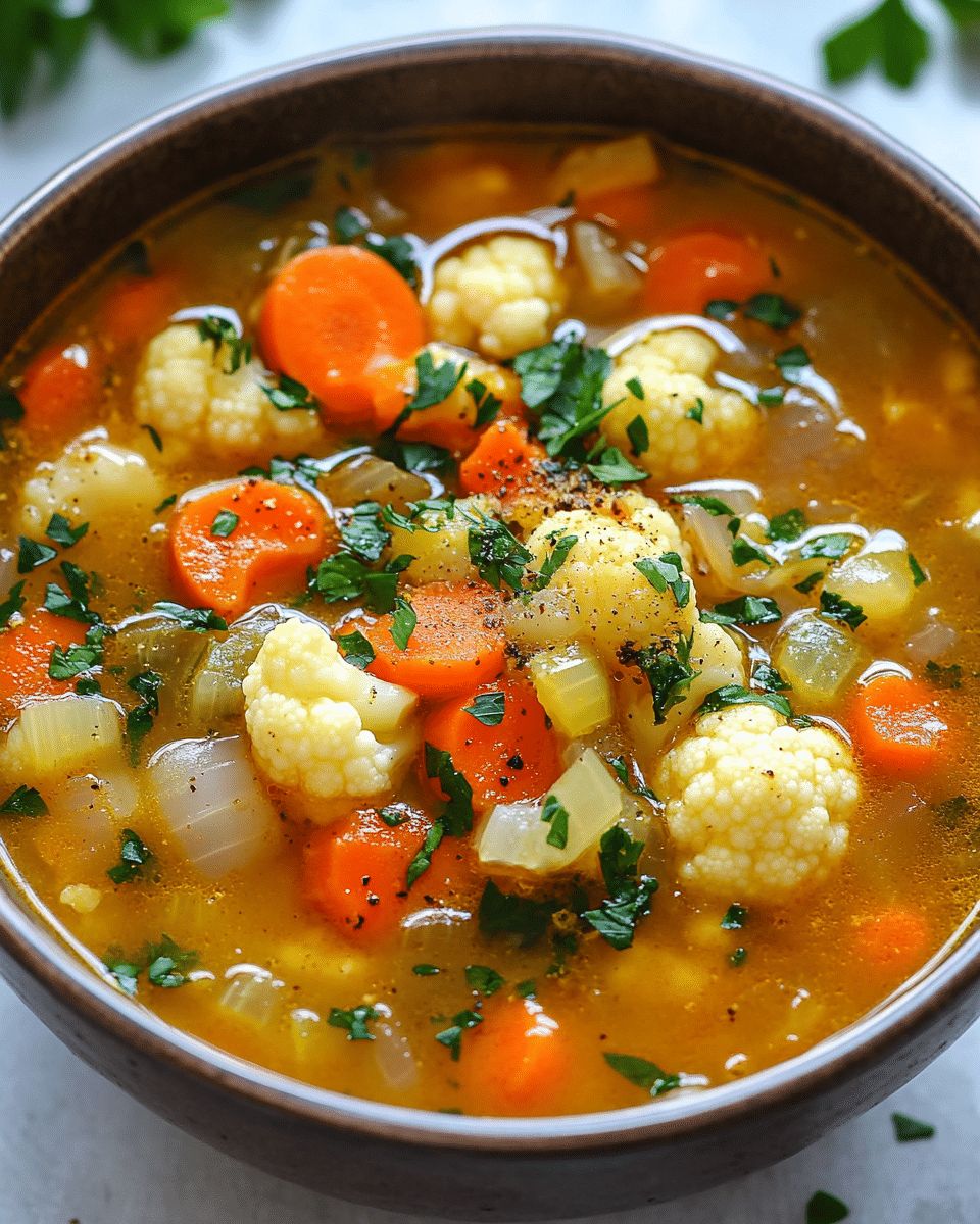 Hearty Vegetable Soup with Cabbage and Cauliflower: A Nourishing & Easy Recipe step 1