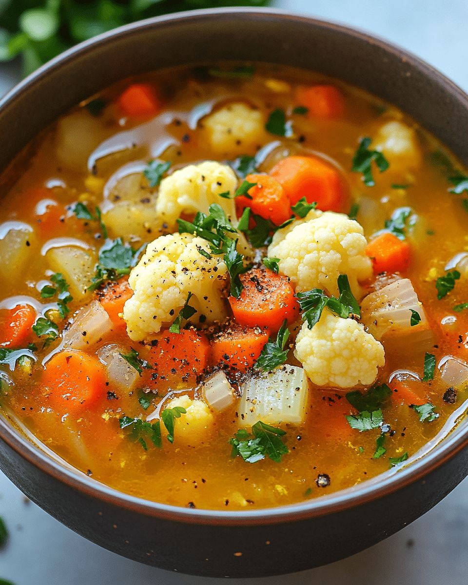 Hearty Vegetable Soup with Cabbage and Cauliflower: A Nourishing & Easy Recipe step 2