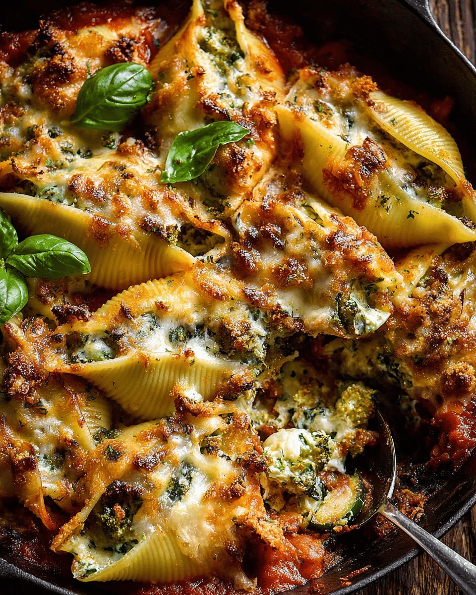 Herb & Zucchini Stuffed Jumbo Shells: The Ultimate Comfort Pasta step 1