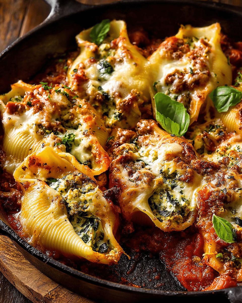Herb & Zucchini Stuffed Jumbo Shells: The Ultimate Comfort Pasta step 5