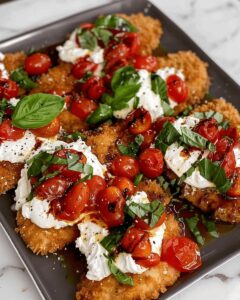 Italian Basil Chicken Cutlets with Tomato & Burrata | Cook with Feast 1