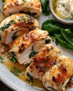 Italian Chicken Rolls with Fontina and Spinach: A Gourmet Weeknight Dinner 1