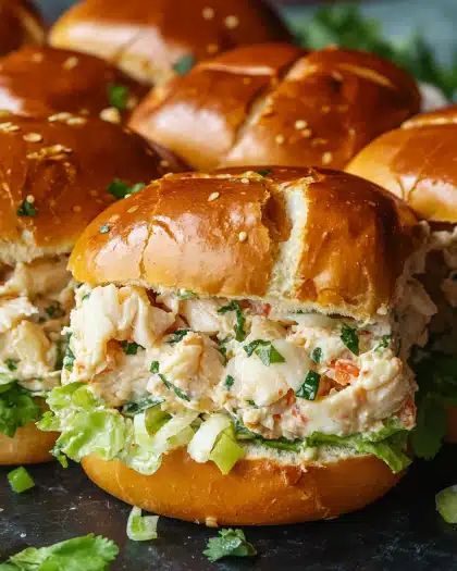 Jumbo Lump Crab Salad Sliders with Sriracha and Old Bay: Coastal Gourmet in Minutes step 4