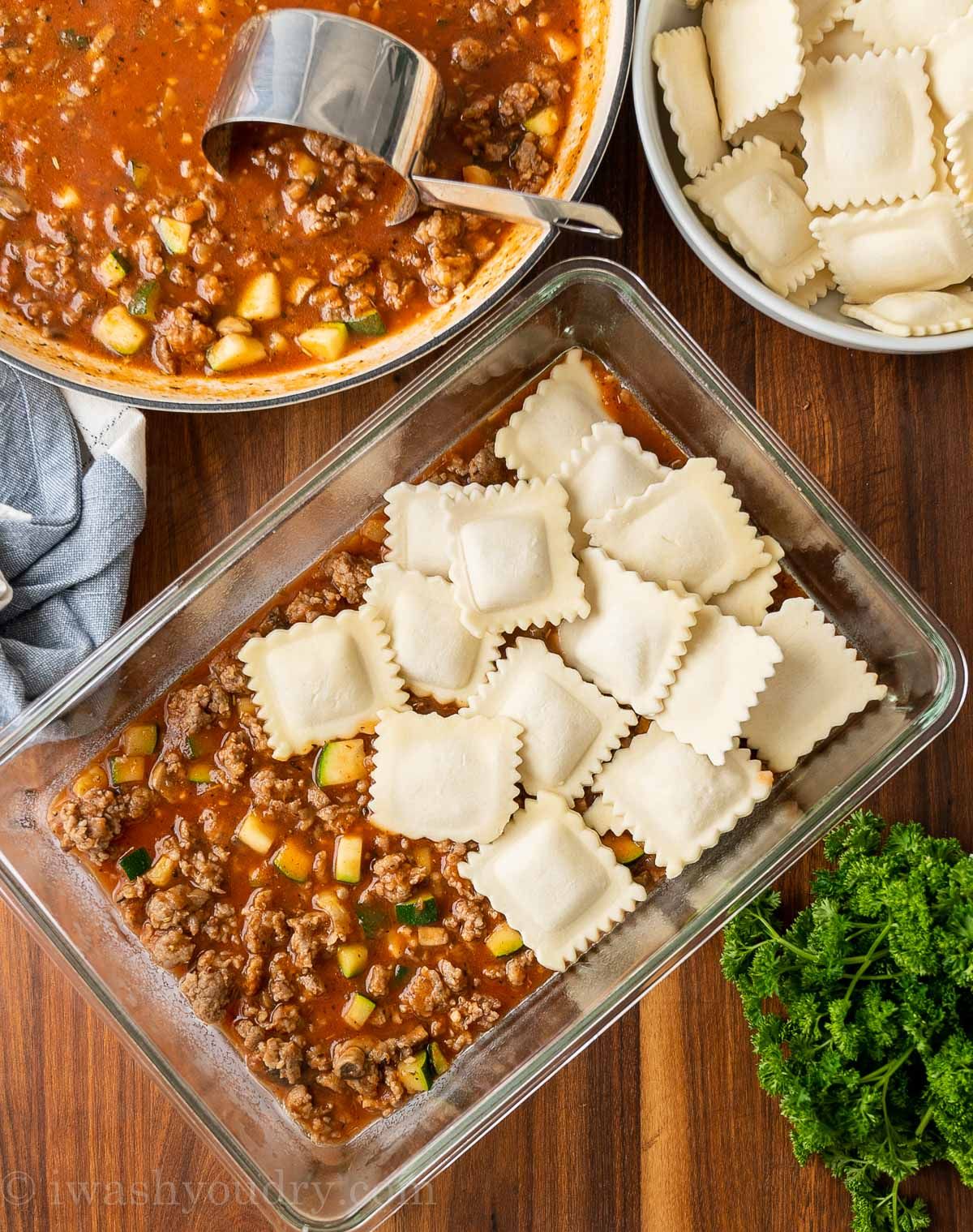 Lazy Lasagna: The Easiest Ravioli Lasagna Casserole (20-Min Prep) step 5