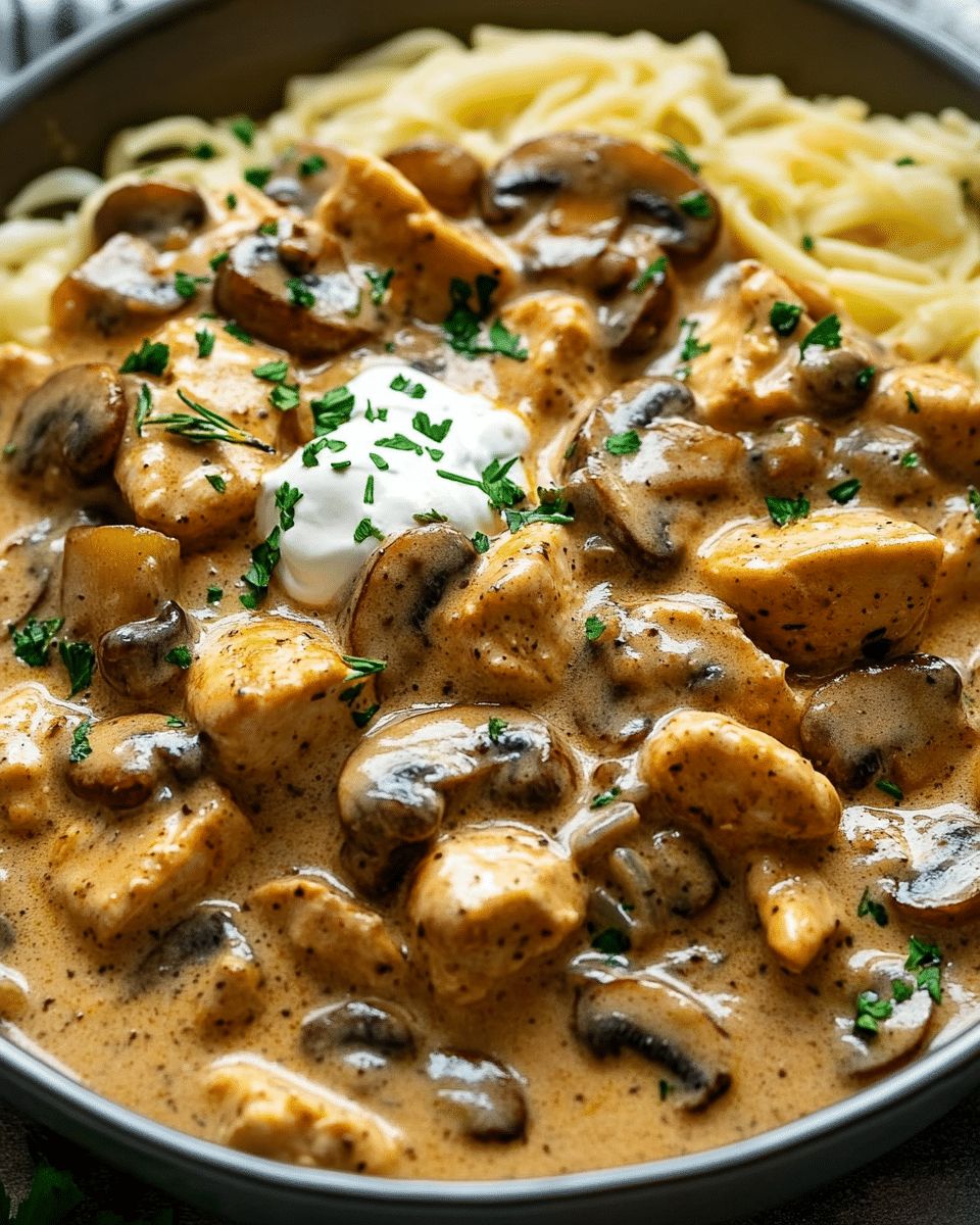 One-Pan Creamy Chicken and Mushroom Skillet (Easy 30-Minute Meal) step 1
