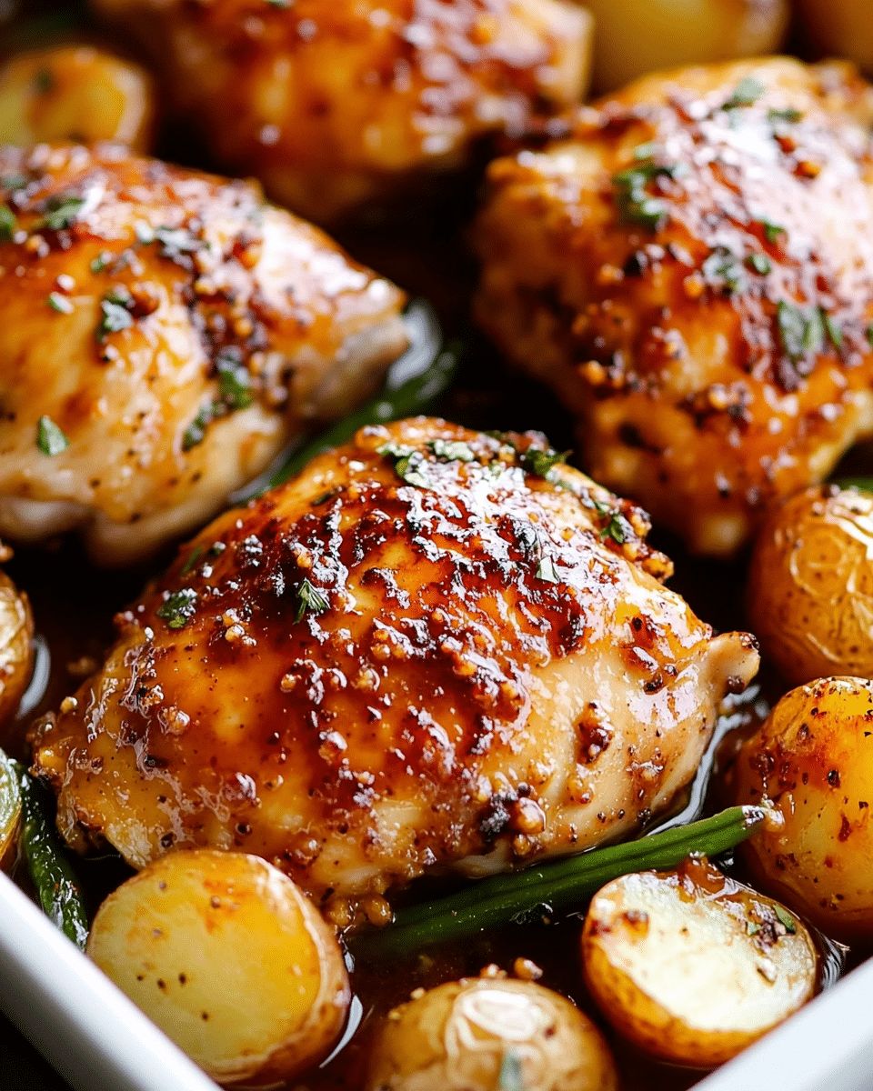 One-Pan Honey Mustard Chicken with Roasted Potatoes: The Ultimate Comfort Meal step 3