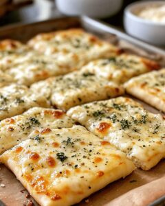 Quick & Easy Cheesy Garlic Breadsticks Recipe: The Ultimate Crowd-Pleasing Snack 1