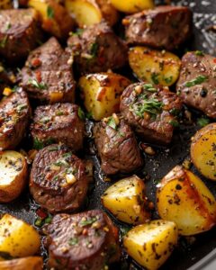 Quick Garlic Butter Steak Bites with Potatoes: The Ultimate 30-Minute Comfort Meal 1