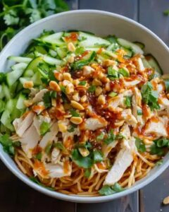 Refreshing Cold Sesame Chicken Noodles: The Ultimate High-Protein Meal Prep 1