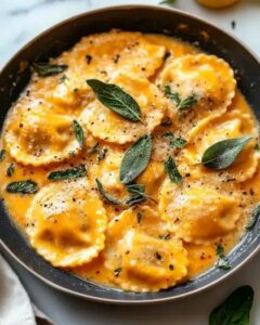 Restaurant-Style Butternut Squash Ravioli with Sage Brown Butter Sauce 1