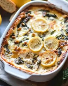 Roasted Lemon & Jalapeño Spinach Artichoke Dip: The Ultimate Party Appetizer 1