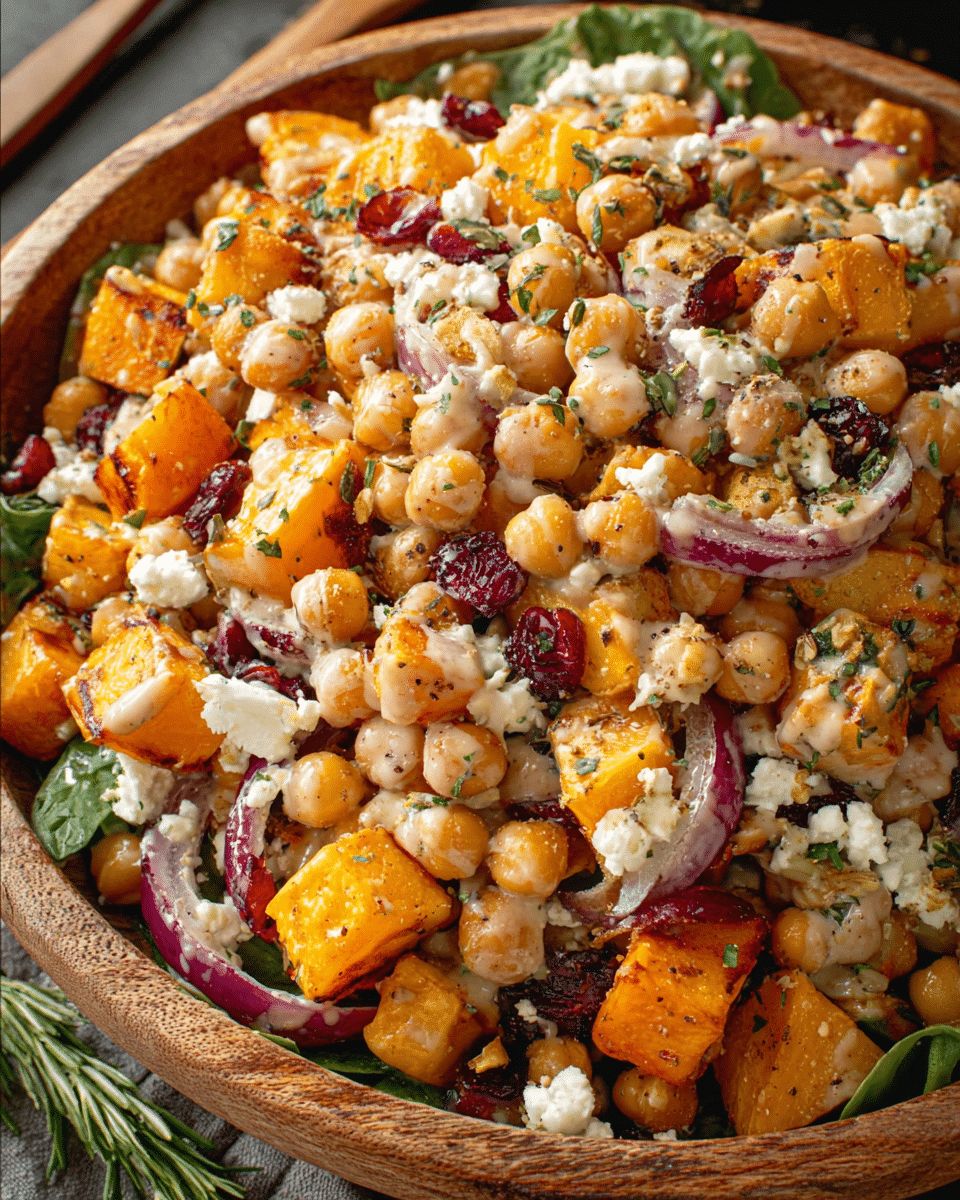 Roasted Sweet Potato & Delicata Squash Chickpea Salad with Maple Tahini Dressing step 1