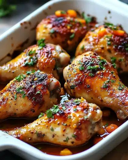 Sweet Mustard Baked Chicken Drumsticks and Thighs: The Ultimate Easy Dinner step 3